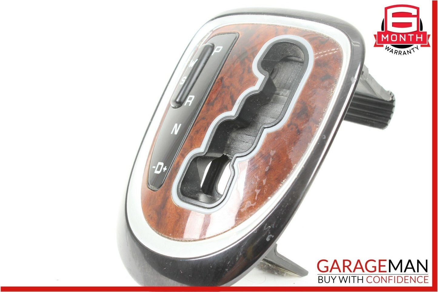 00-06 Mercedes W220 S55 Gear Shifter Bezel Trim Indicator Wood OEM