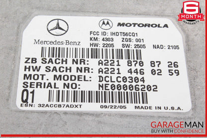 06-12 Mercedes W221 S550 Voice Communication Control Module Unit OEM
