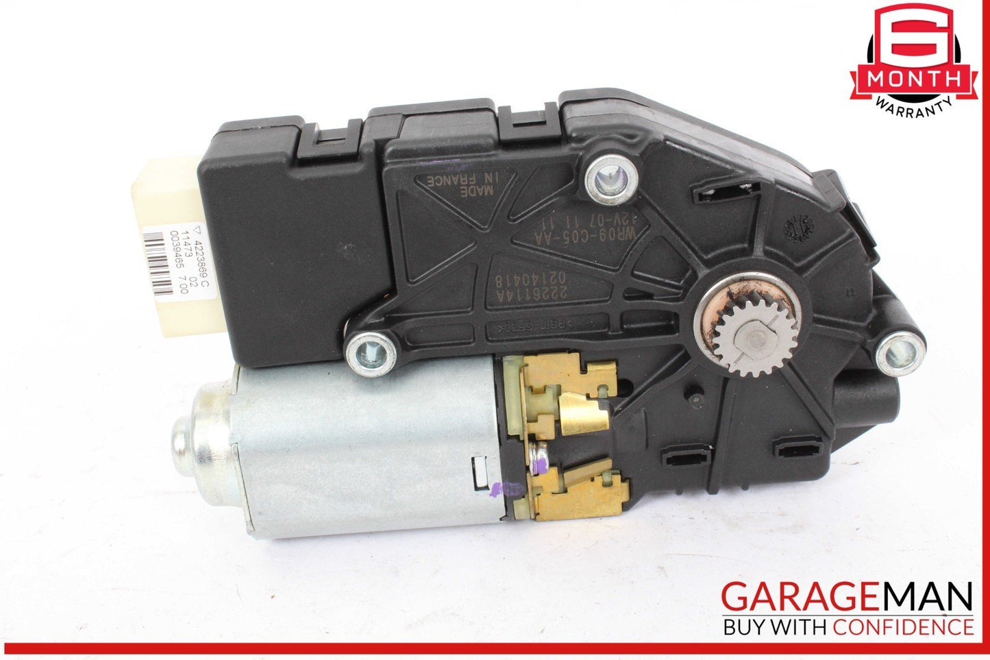 09-15 Jaguar XJ XJR Panoramic Sun Roof Moon Roof Motor Set of 2 2226114A OEM