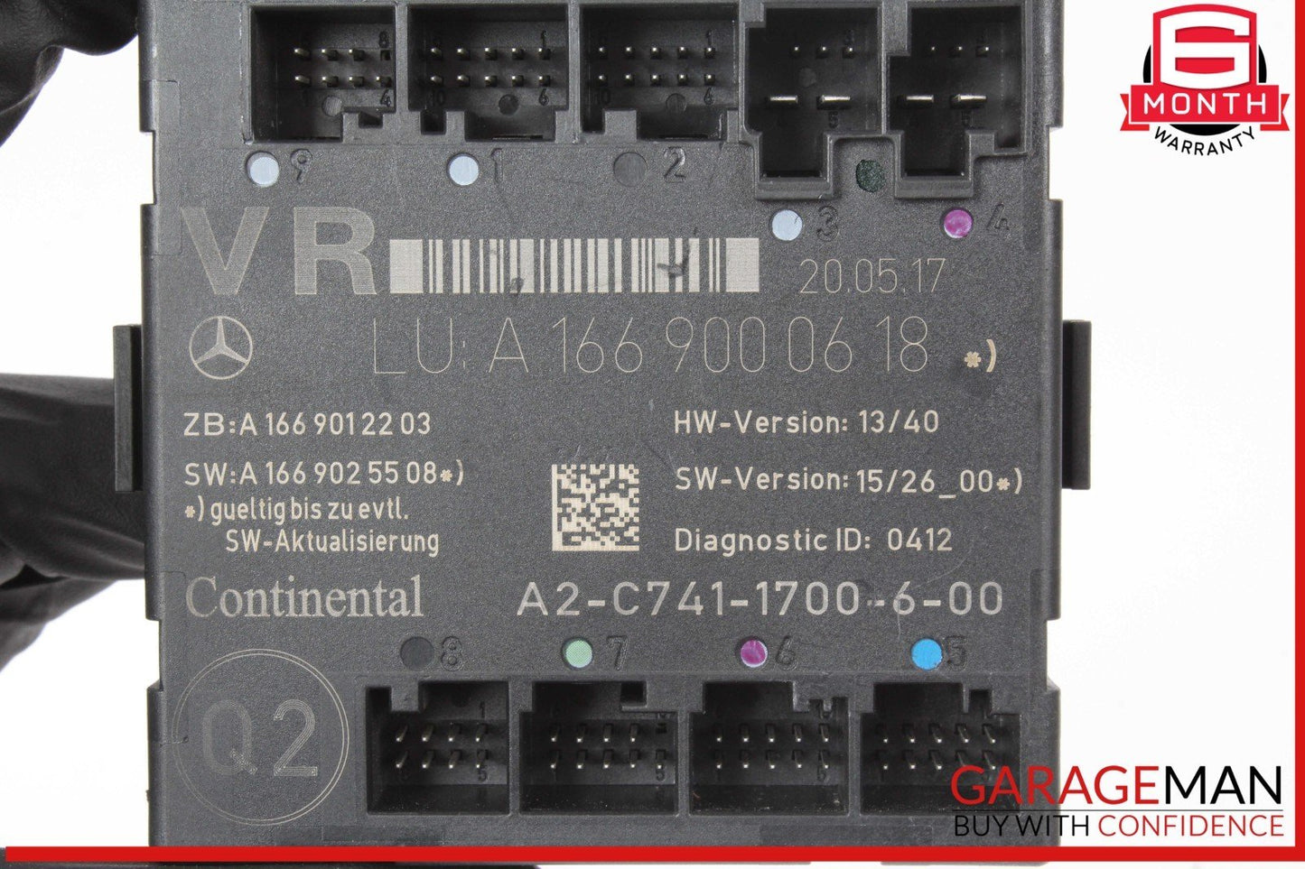 12-20 Mercedes W117 CLA250 CLA45 AMG ML350 Front Right Side Door Control Module