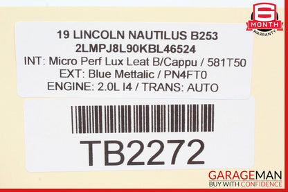 19-21 Lincoln Nautilus Front Left Door Window Regulator Motor OEM