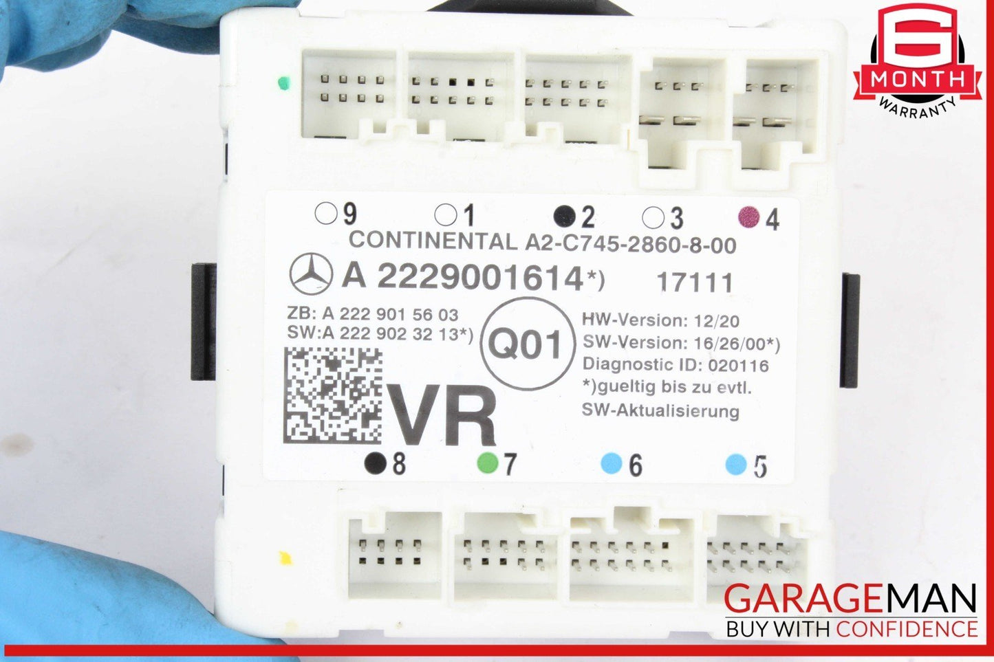 15-18 Mercedes W205 C300 Front Right Passenger Side Door Control Module Unit OEM