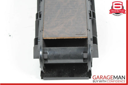 07-11 Mercedes CLS500 Rear Center Console Armrest Storage Compartment Walnut OEM