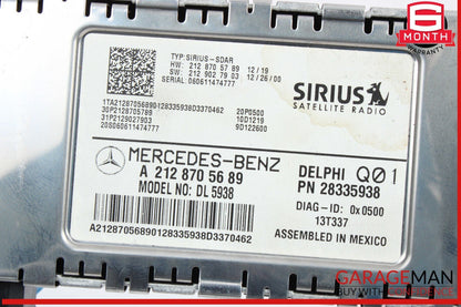 14-19 Mercedes W204 C250 Sirius Satellite Radio Receiver 2128705689 OEM