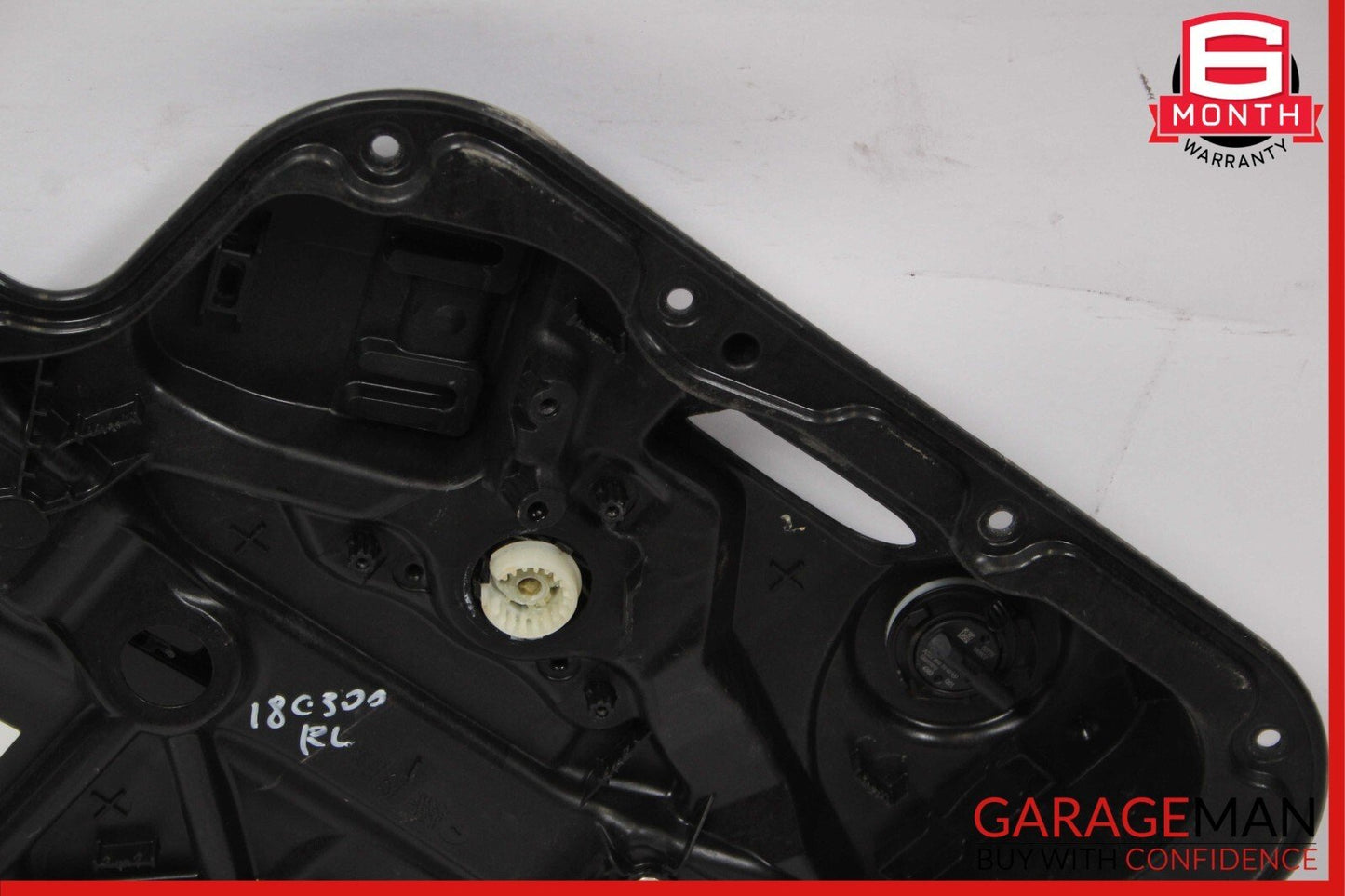 15-20 Mercedes W205 C300 C63 Rear Left Side Door Window Regulator Frame Plate