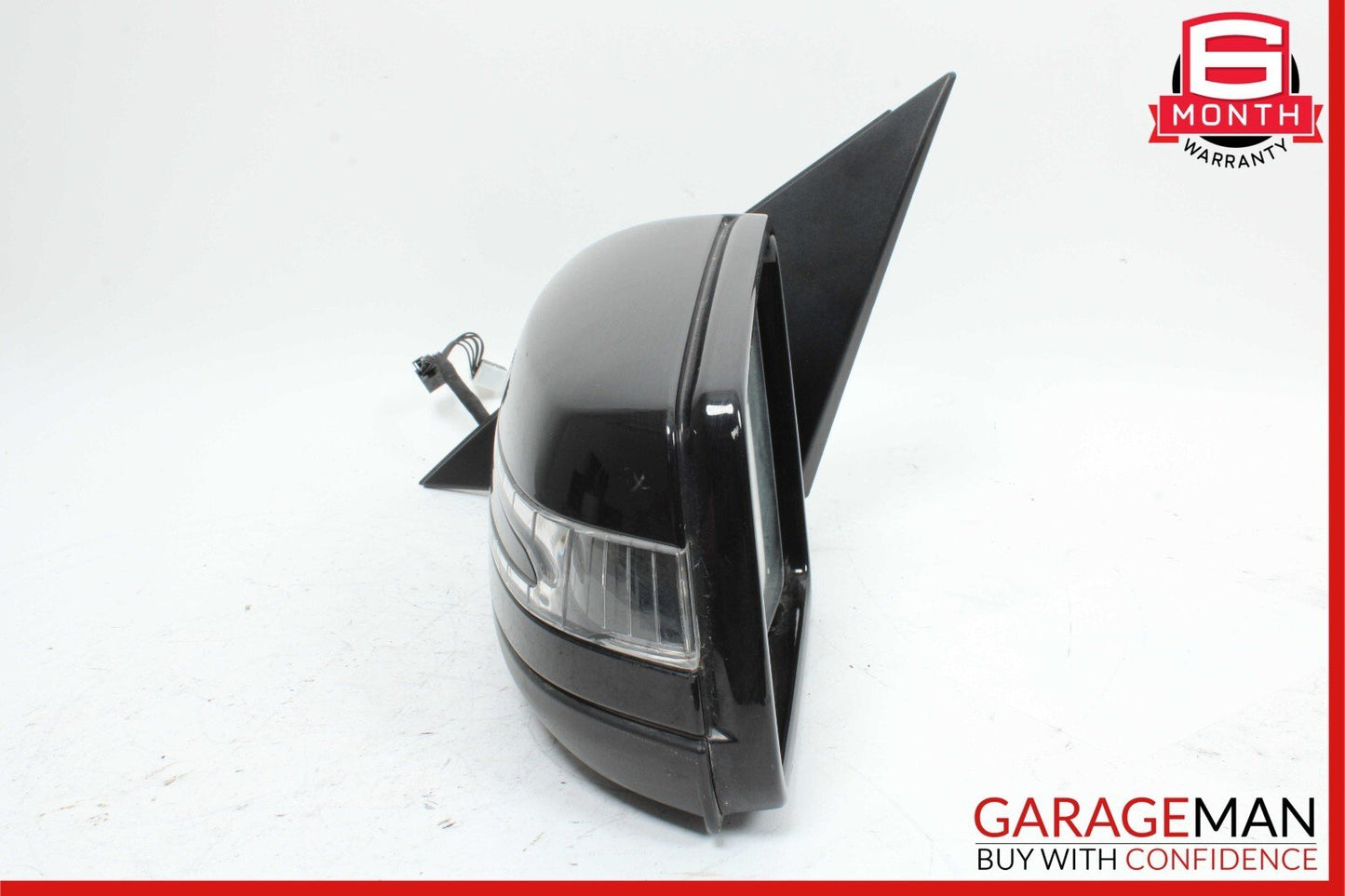 12-14 Mercedes W204 C250 C63 AMG Front Left Side Mirror Rear View Door Black OEM