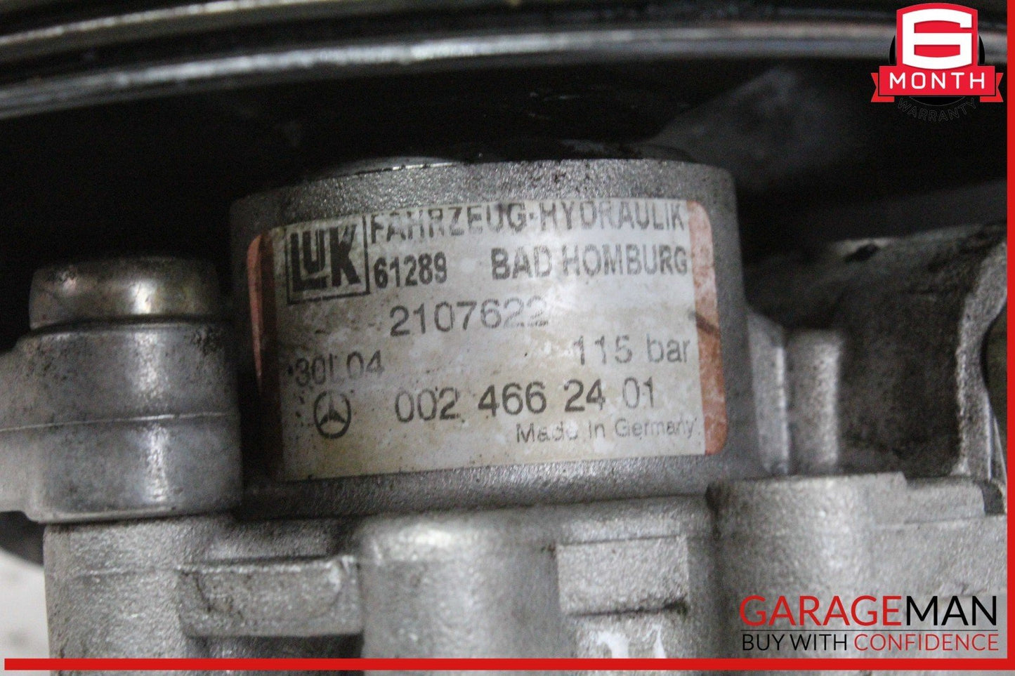 99-08 Mercedes W210 E320 Power Steering Pump Reservoir Assembly 0004600183 OEM