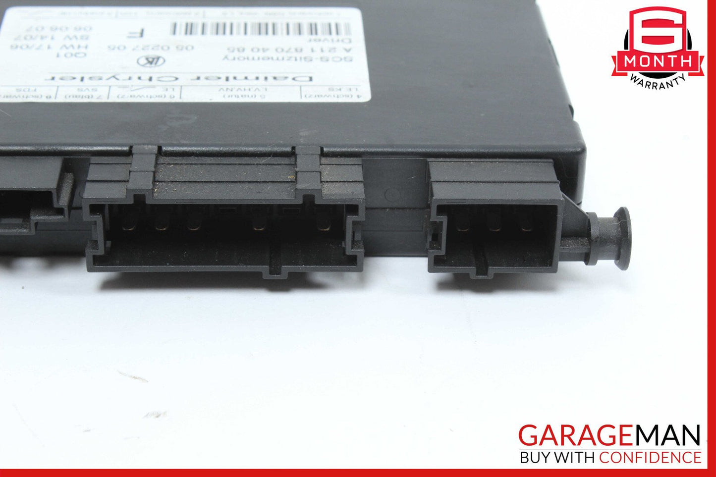 03-12 Mercedes W211 E550 SLK280 GL550 Seat Control Module Left Side OEM