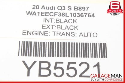 19-24 Audi Q3 Hatch Trunk Lid Balance Weight 83A827242B