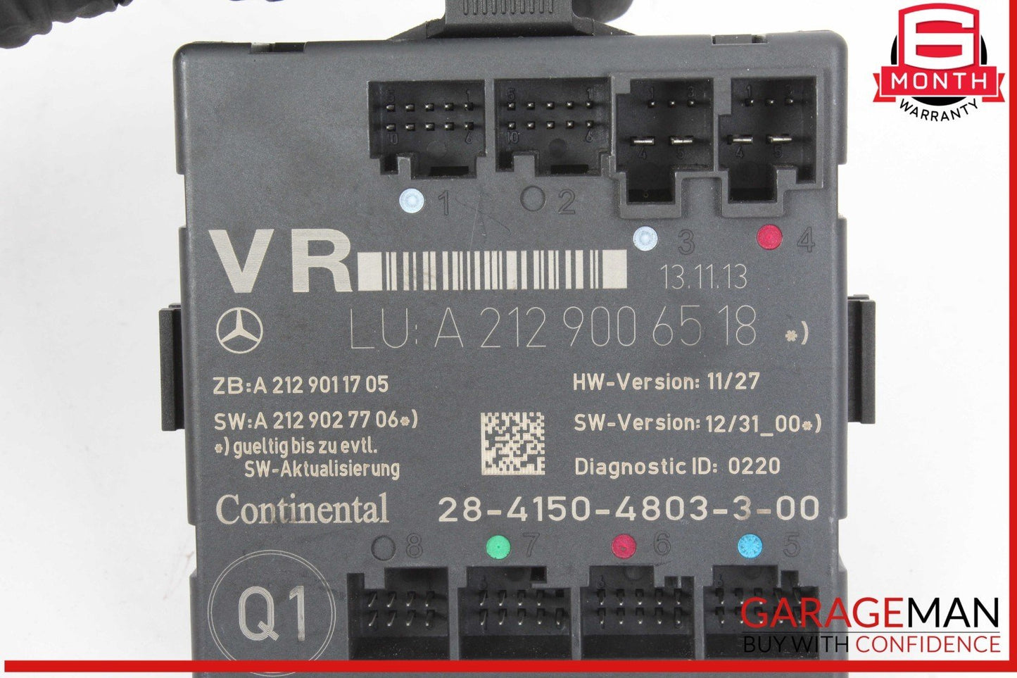 08-18 Mercedes W212 E250 CLS550 Front Right Side Door Control Module OEM