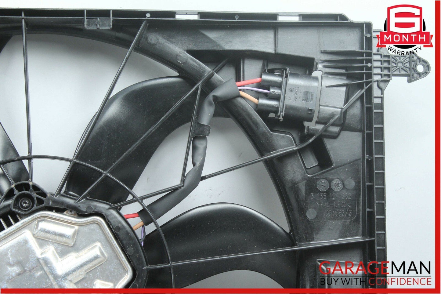 18-19 Mercedes W213 E300 E400 Radiator Cooling Fan Motor Electric Shroud OEM