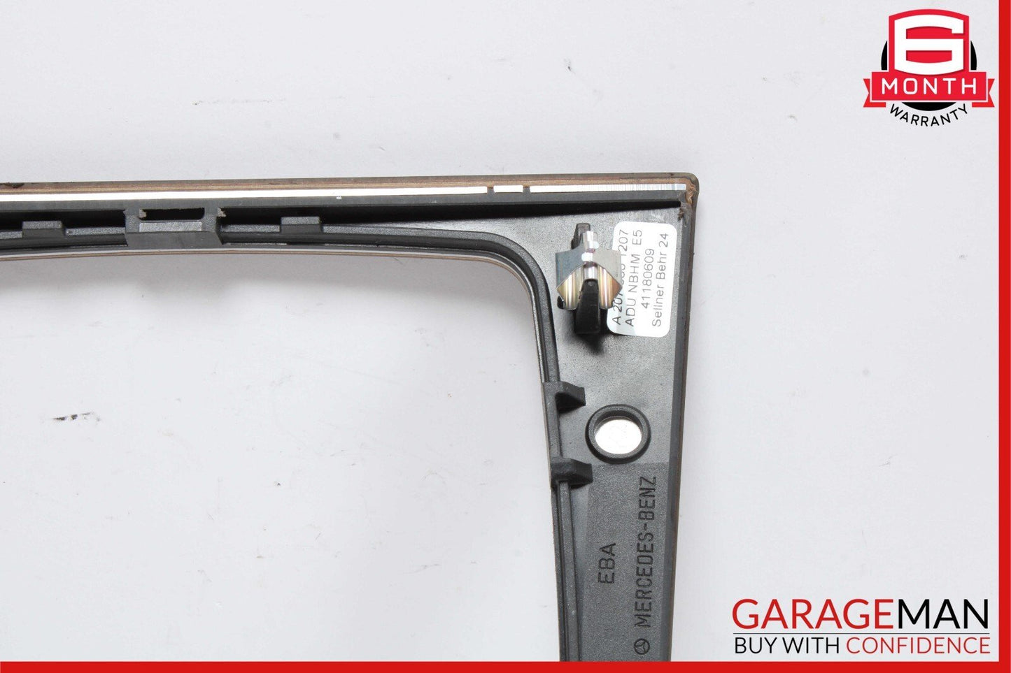 08-14 Mercedes W204 C250 C300 E550 Center Console Shift Shifter Bezel Trim Wood