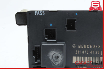 03-09 Mercedes W211 E350 E550 E320 Rear Right Side Door Control Module Unit