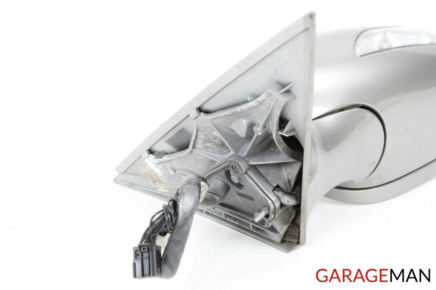07-09 Mercedes W221 S450 S550 Front Left Side Mirror Door Rear View Silver OEM