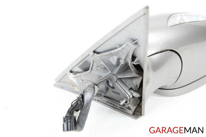 07-09 Mercedes W221 S450 S550 Front Left Side Mirror Door Rear View Silver OEM