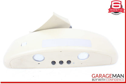 12-17 Mercedes W204 C350 C300 E350 Top Upper Interior Rear View Mirror Beige OEM