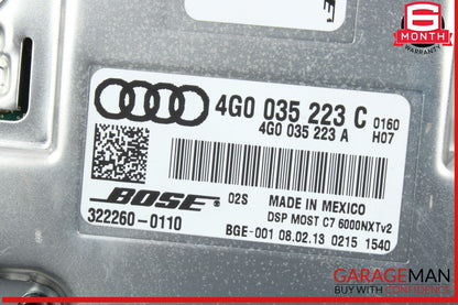 2012-2018 Audi A7 Audio Amplifier AMP Bose 4G0035223A Genuine