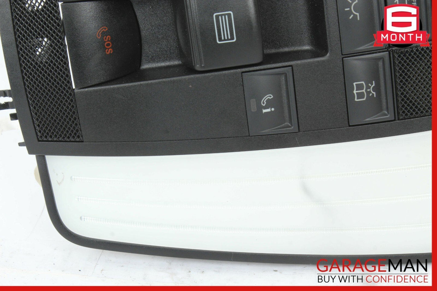 14-16 Mercedes W212 E350 CLS500 Overhead Dome Light Lamp 2129001323 Black OEM