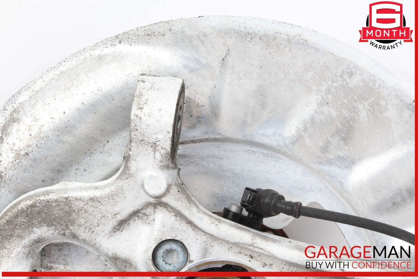 11-18 Porsche Cayenne 958 Front Left Side Spindle Knuckle Wheel Hub OEM