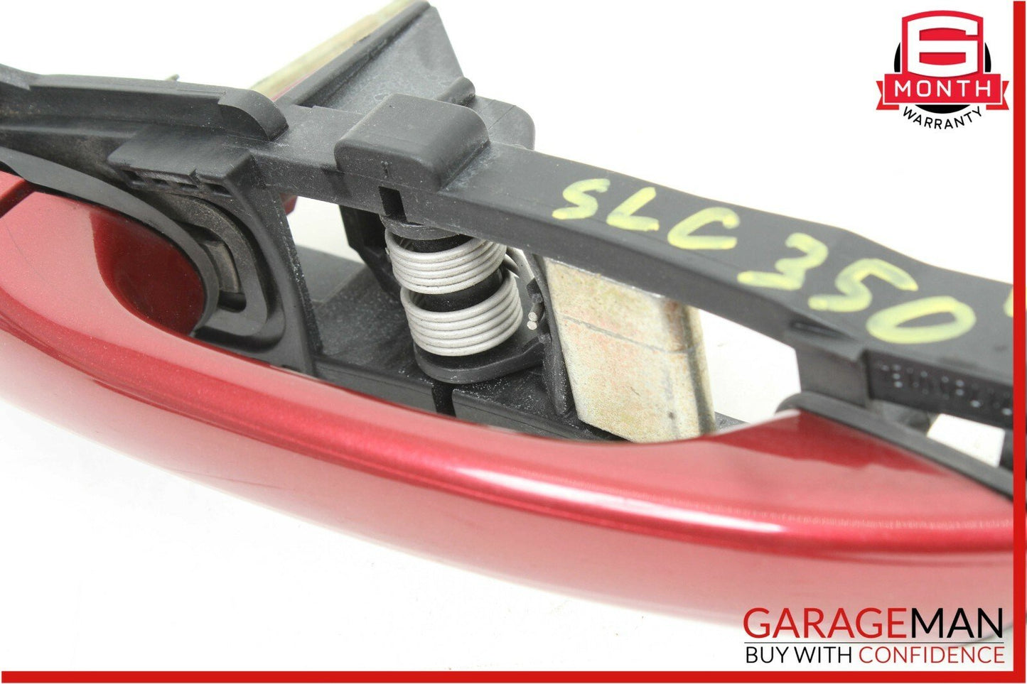 05-08 Mercedes R171 SLK350 Front Left Driver Side Exterior Door Handle Red OEM