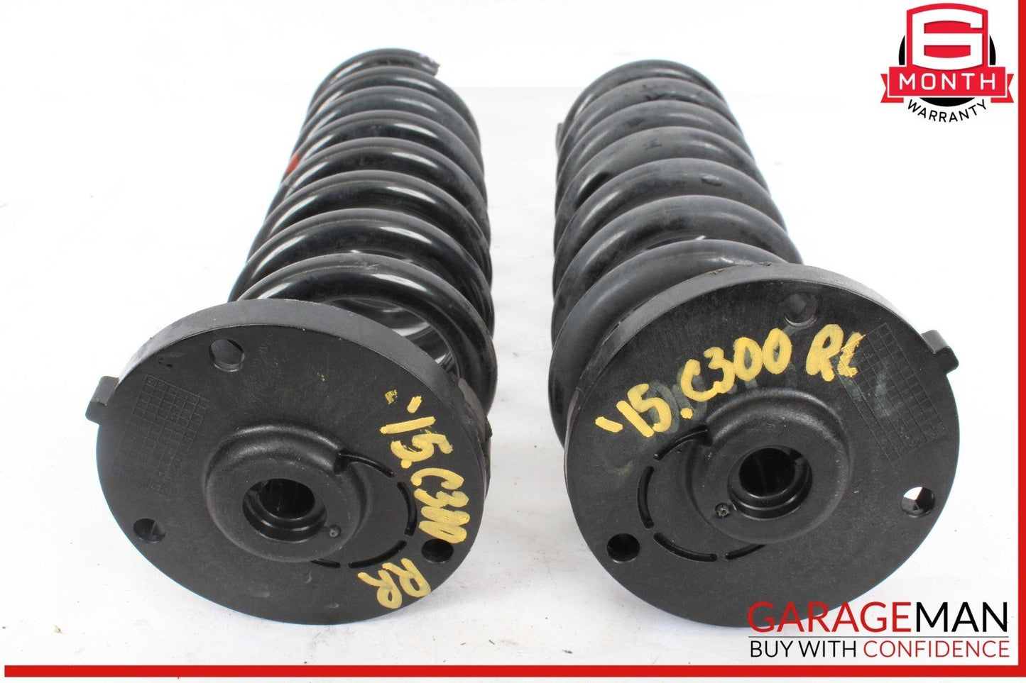 15-20 Mercedes W205 C300 Rear Right & Left Shock Absorber Coil Spring Set of 2