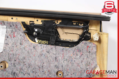 07-09 Mercedes W221 S550 Rear Right Side Complete Interior Door Panel Trim Brown