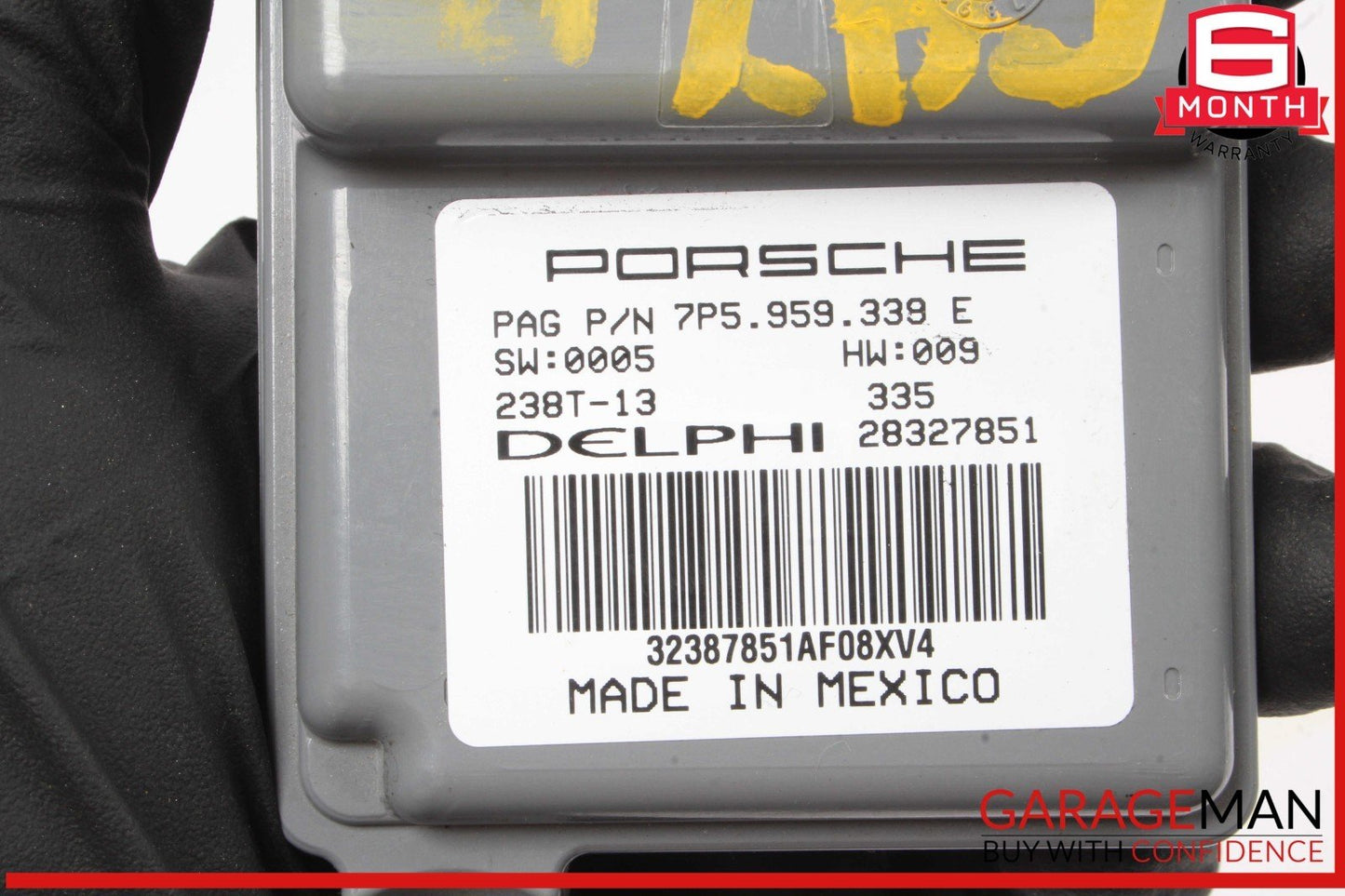 11-18 Porsche Cayenne 958 S Front Right Seat Occupancy Module OEM