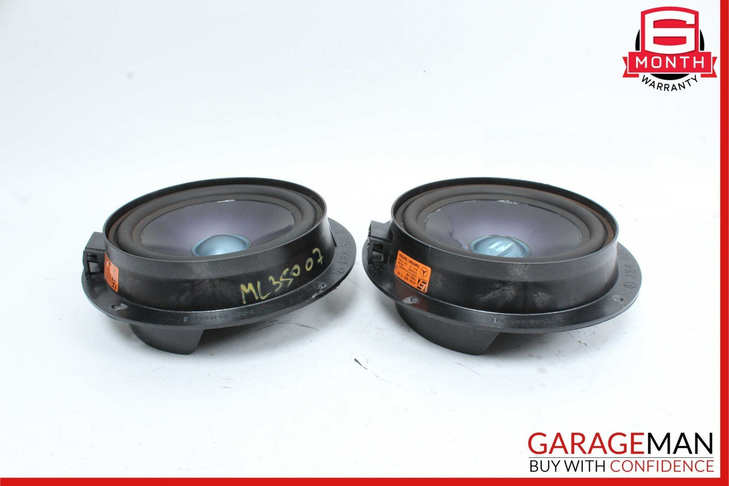 06-12 Mercedes W164 ML350 4MATIC Rear Right&Left Side Door Sound Audio Speakers