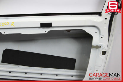 12-14 Mercedes W204 C350 Coupe Front Right Exterior Door Shell Frame Polar White