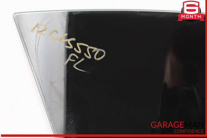 12-18 Mercedes W218 CLS550 CLS63 AMG Front Left Side Door Window Glass OEM