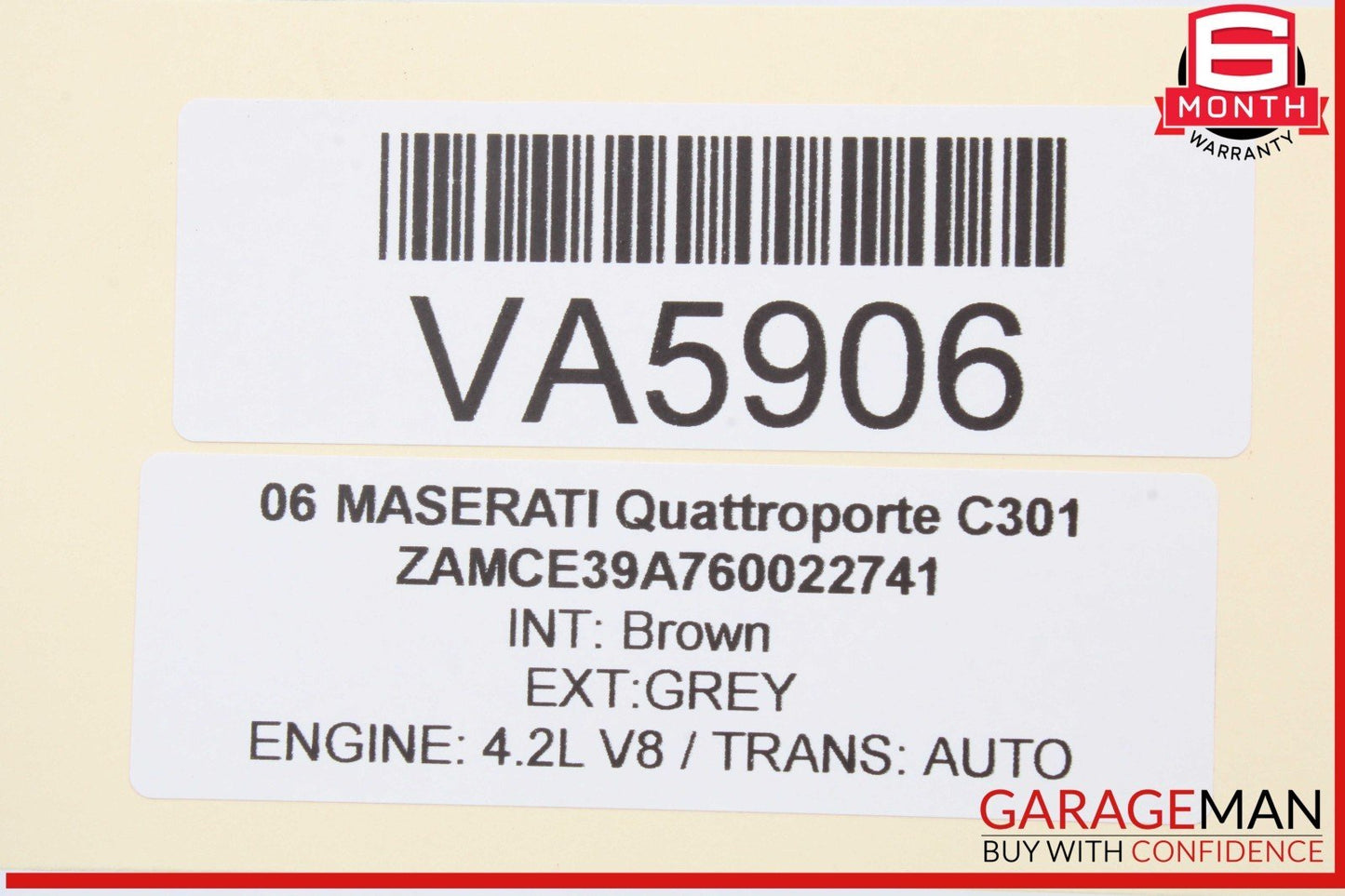 03-13 Maserati Quattroporte M139 GPS Radio Antenna 198832 OEM