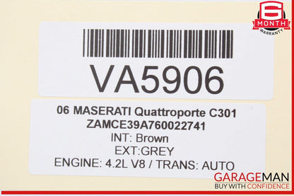 03-13 Maserati Quattroporte M139 GPS Radio Antenna 198832 OEM