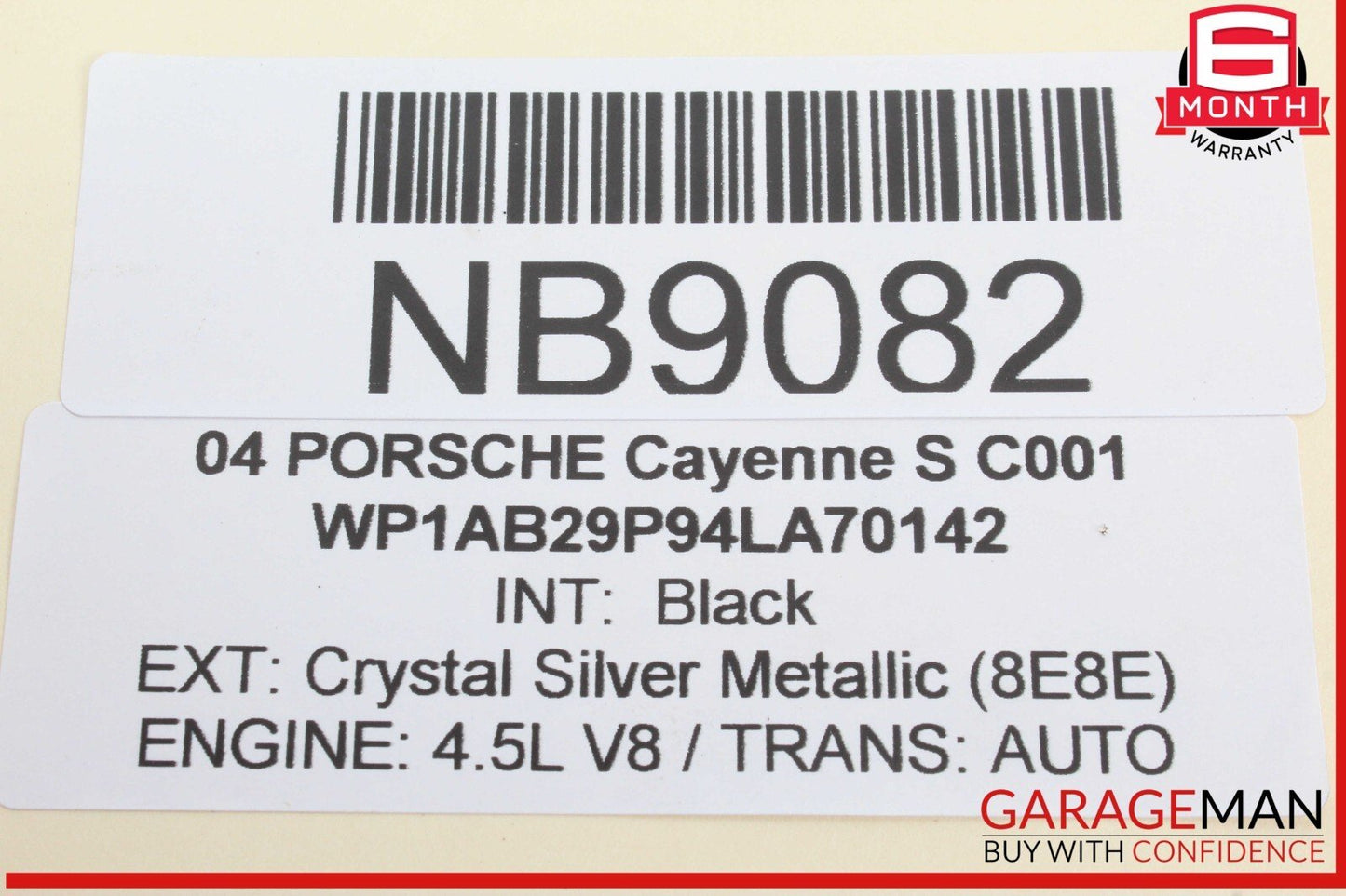 03-10 Porsche Cayenne 955 957 Rear Right Passenger Side Window Regulator Motor
