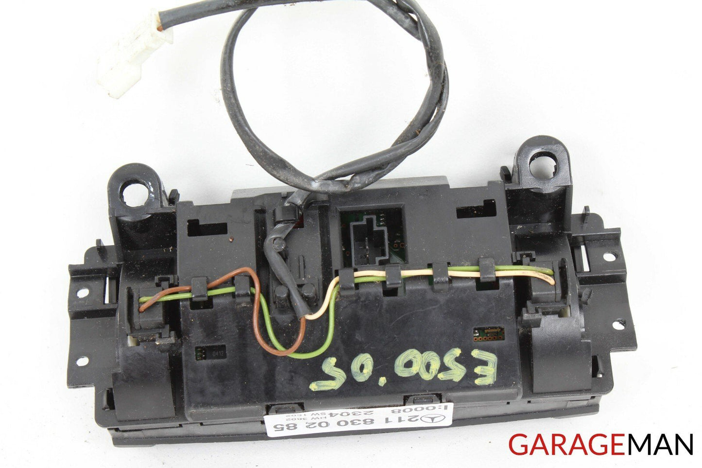 03-11 MERCEDES W211 E500 CLS500 REAR AC CLIMATE CONTROL SWITCH 2118300285 OEM