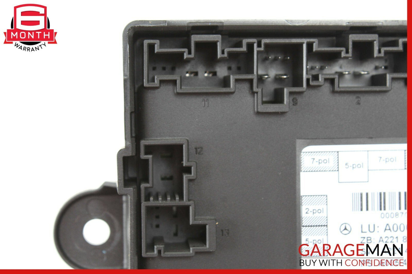 07-13 Mercedes W221 S550 S63 AMG Rear Door Control Module Unit 0008700192 OEM