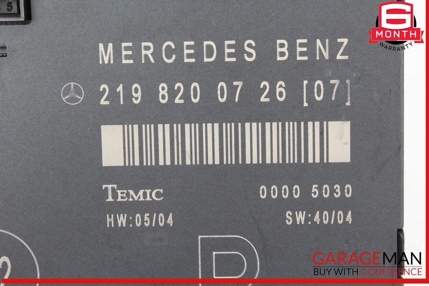 06-11 Mercedes W219 CLS550 CLS500 Front Right Door Control Module 2198200726 OEM