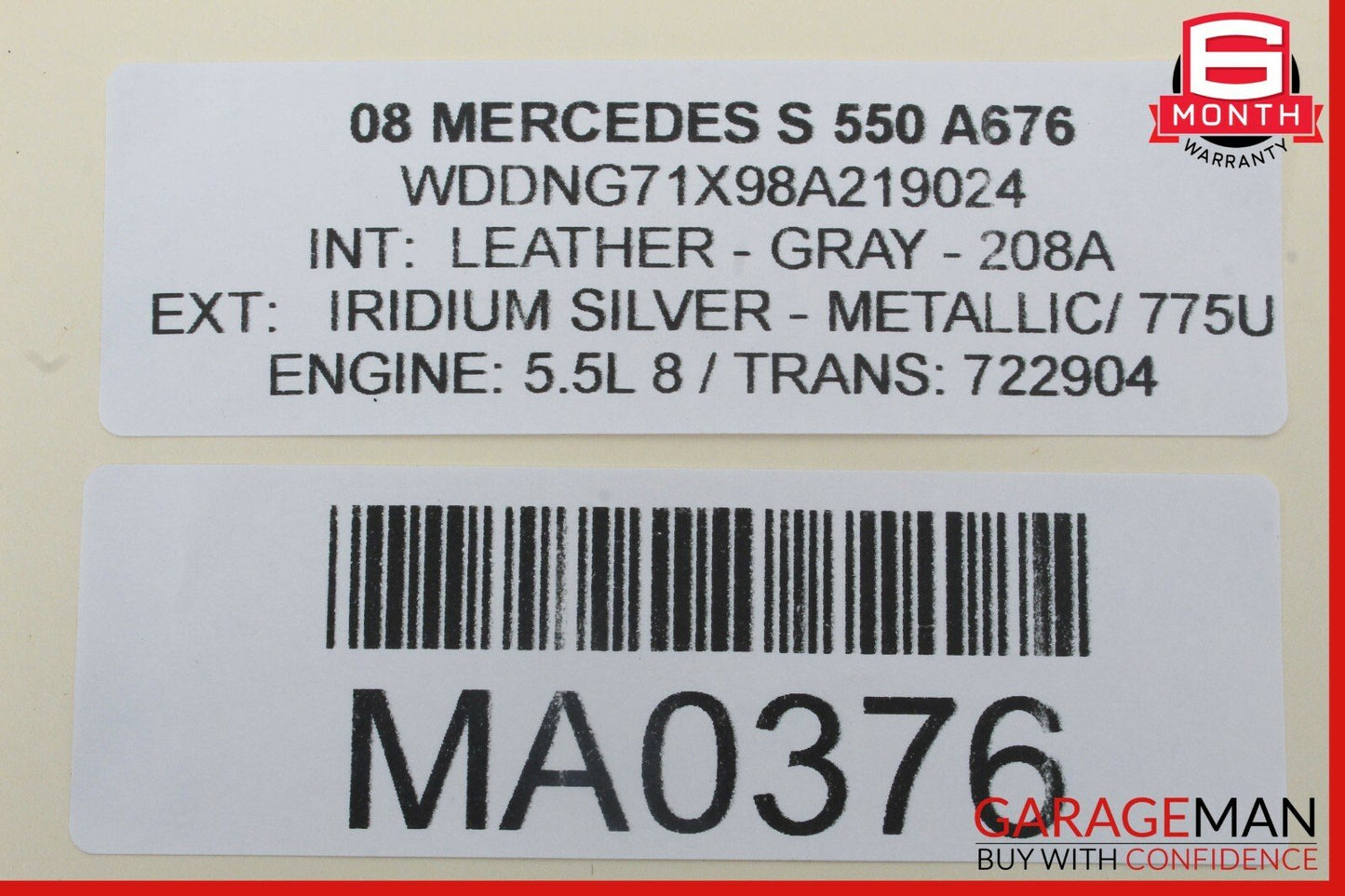 07-13 Mercedes W221 S550 CL550 Front Left Side Dashboard AC A/C Air Vent Trim