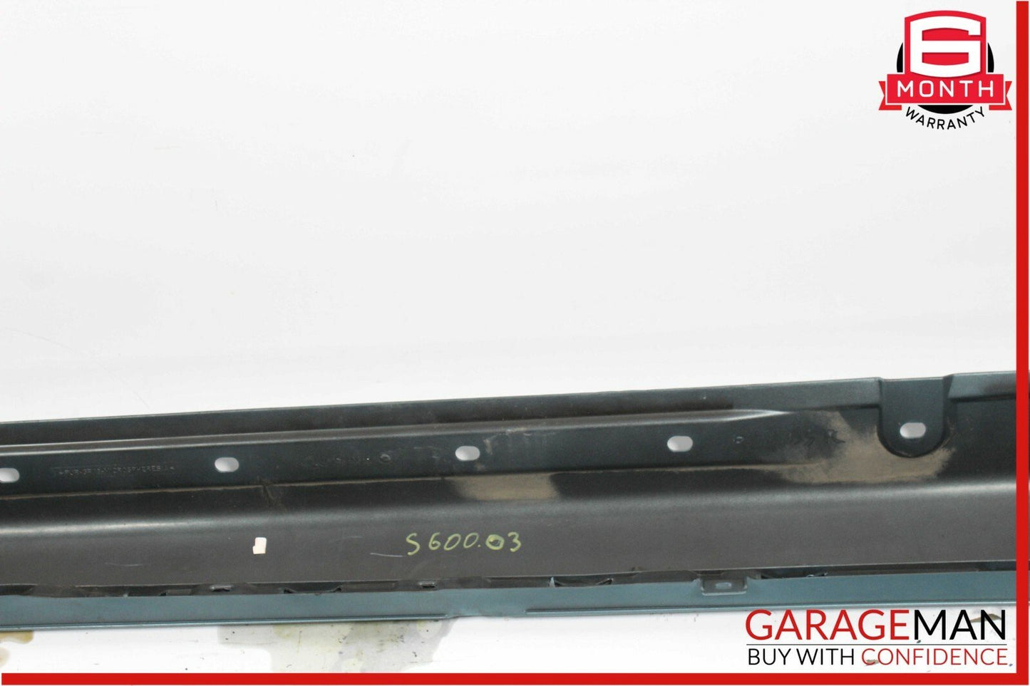 00-06 Mercedes W220 S430 S500 S600 Left Rocker Panel Side Skirt Molding Blue OEM