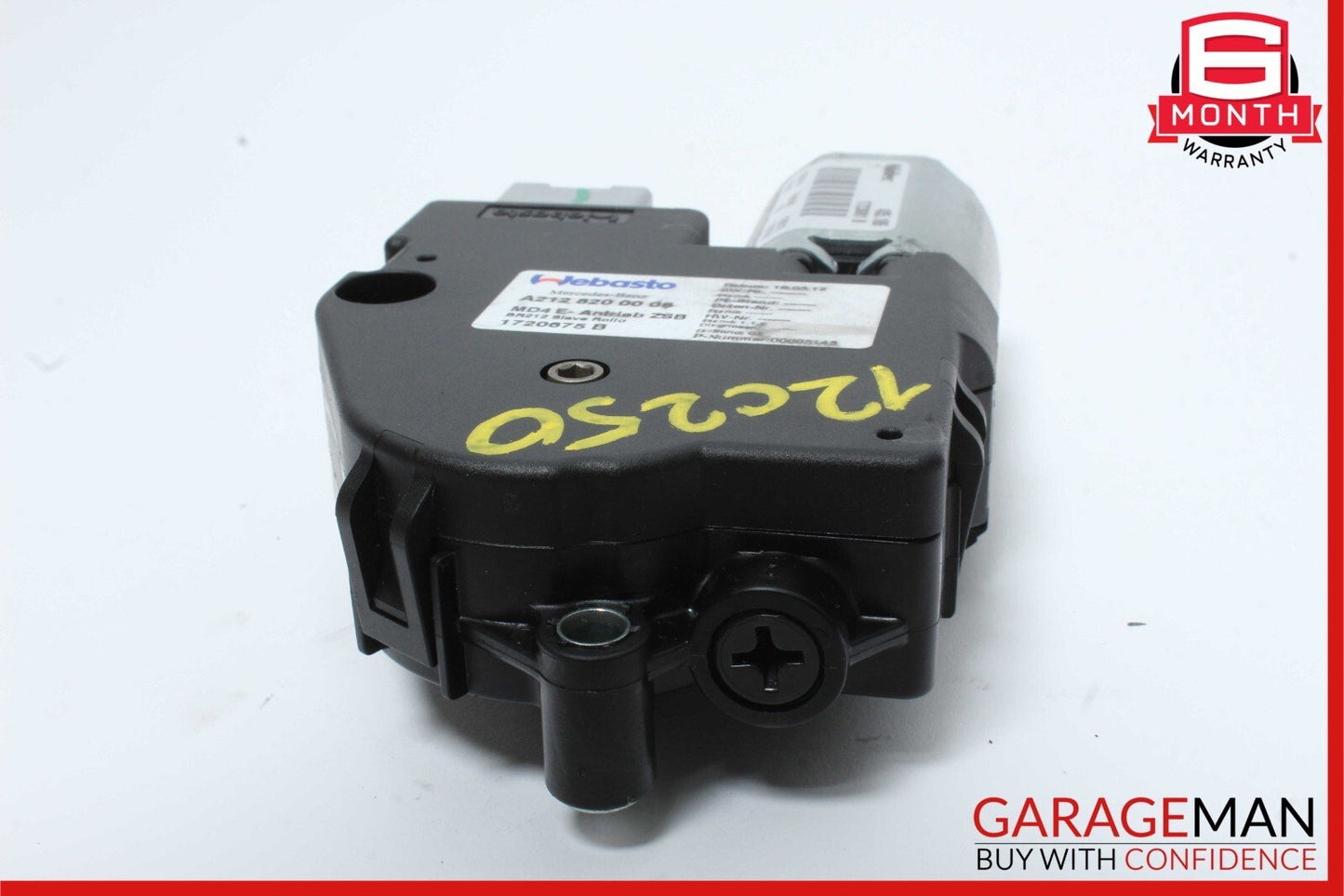 10-17 Mercedes W204 C250 E350 Upper Roof Sun Shade Screen Roller Blind Motor OEM