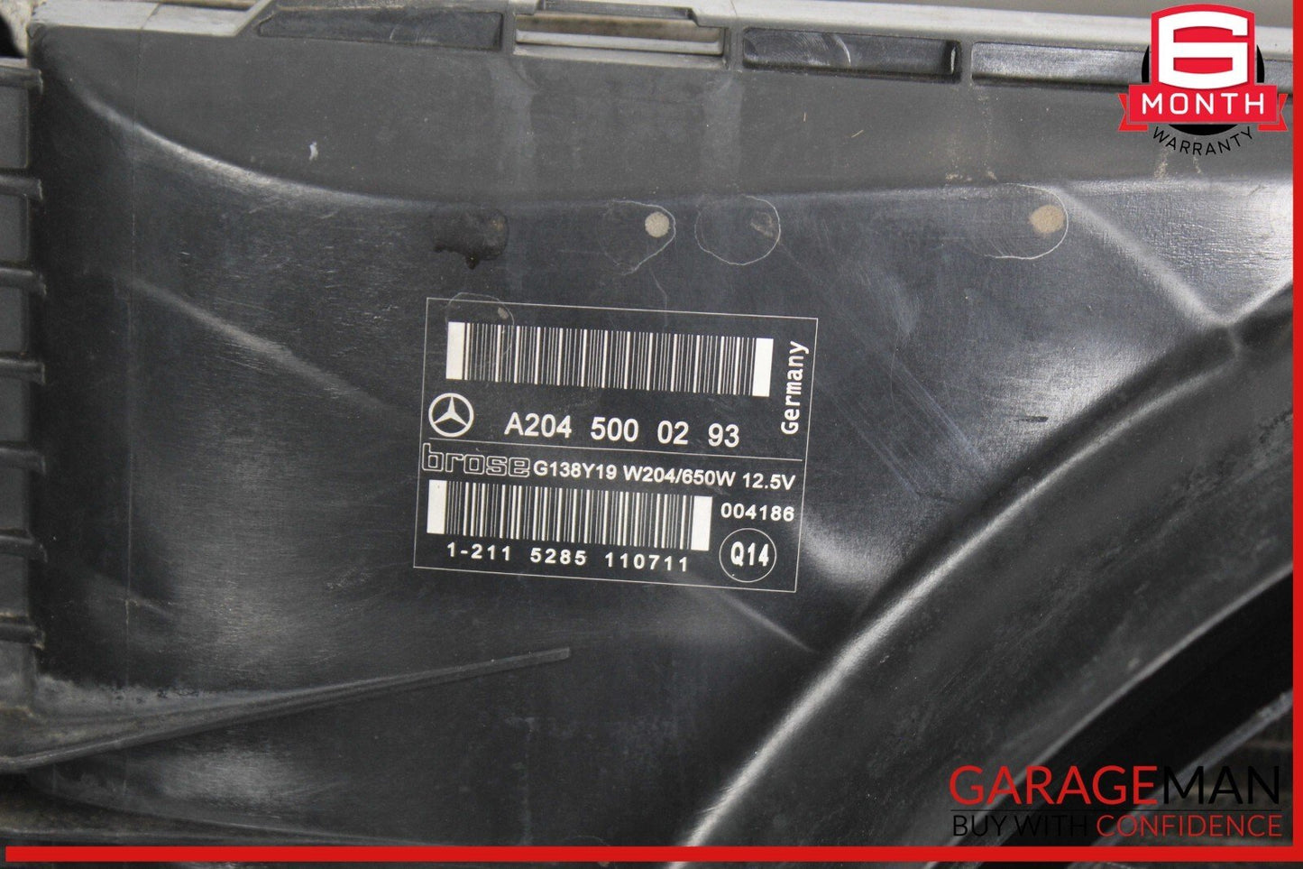 11-13 Mercedes W212 E350 Engine Motor Cooling Radiator AC A/C Condenser Assembly