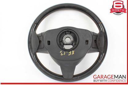 12-15 Jaguar X250 XF Steering Wheel w/ Paddle Shifters Black CX23ABLEG OEM