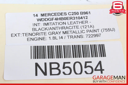 08-17 Mercedes W204 C250 C300 Rear Right / Left Suspension Upper Control Arm OEM