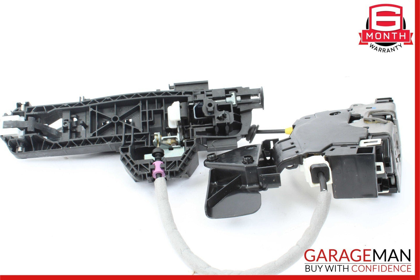 08-14 Mercedes W204 C250 Front Right Side Door Handle w/ Actuator Set Silver