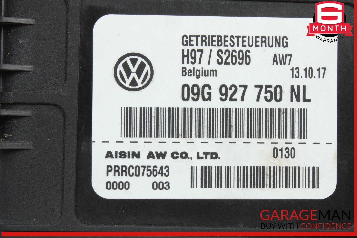 15-18 Audi Q3 Automatic Transmission Control Module TCU TCM 09G927750NL OEM