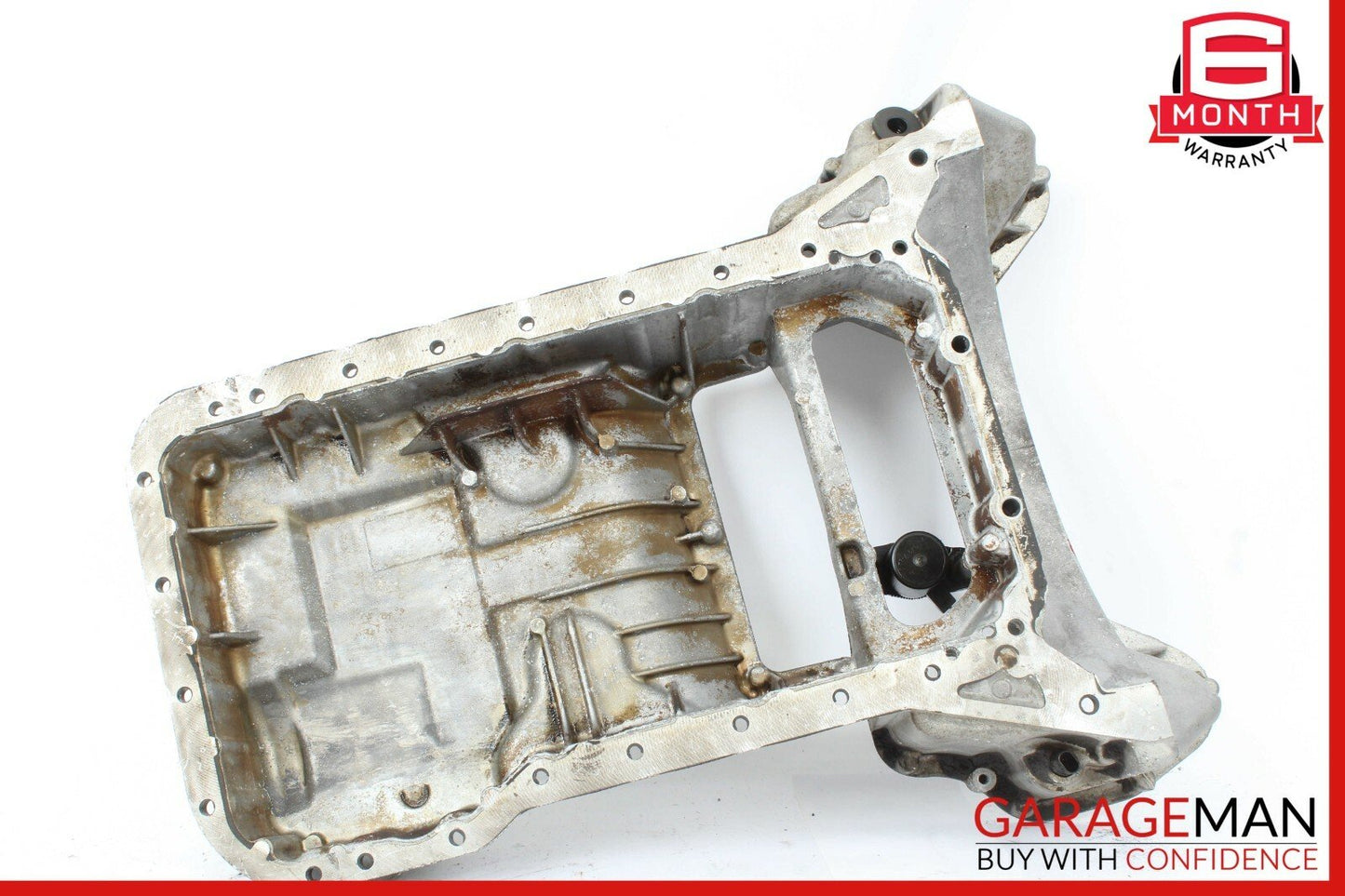 06-11 Mercedes W204 C300 Engine Upper Oil Sump Baffle Pan 2720142102 OEM