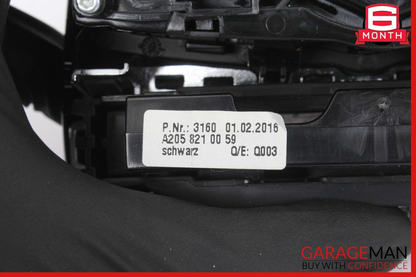 15-20 Mercedes W205 C300 Head Light Headlight Control Switch Trim Assembly Black