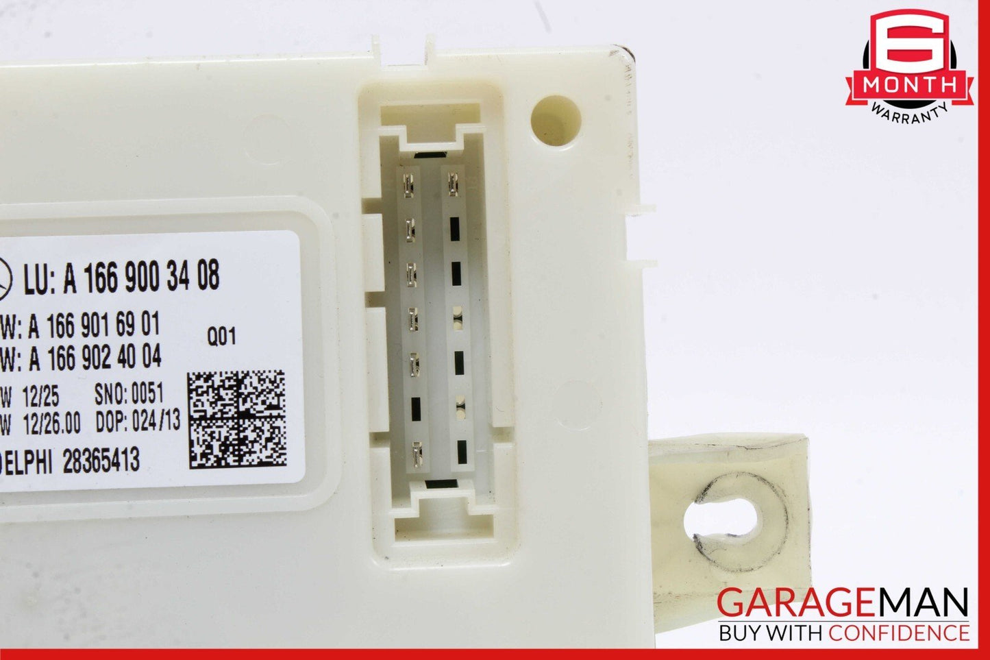 13-19 Mercedes X166 GL450 GLS550 Rear Relay Fuse Box SAM Module 1669003408 OEM