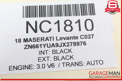 14-20 Maserati Levante Front Left Side Seat Control Switch Module OEM