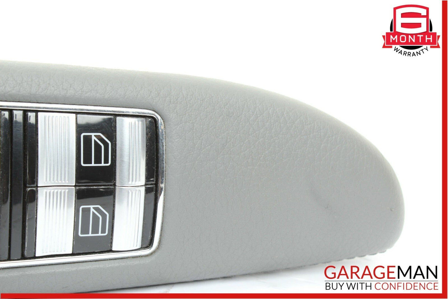 07-13 Mercedes W221 S550 Rear Left Side Door Window Switch Control Trim Gray