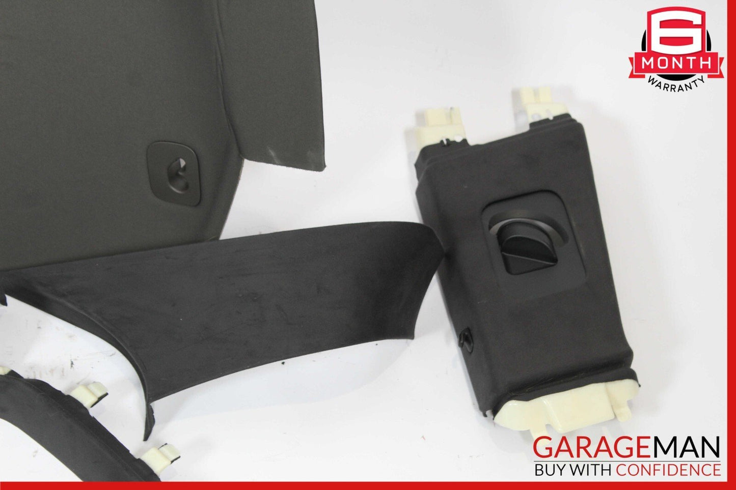 15-18 Porsche Macan 95B Headliner Pillar Trim Panel Cover Set Grey OEM